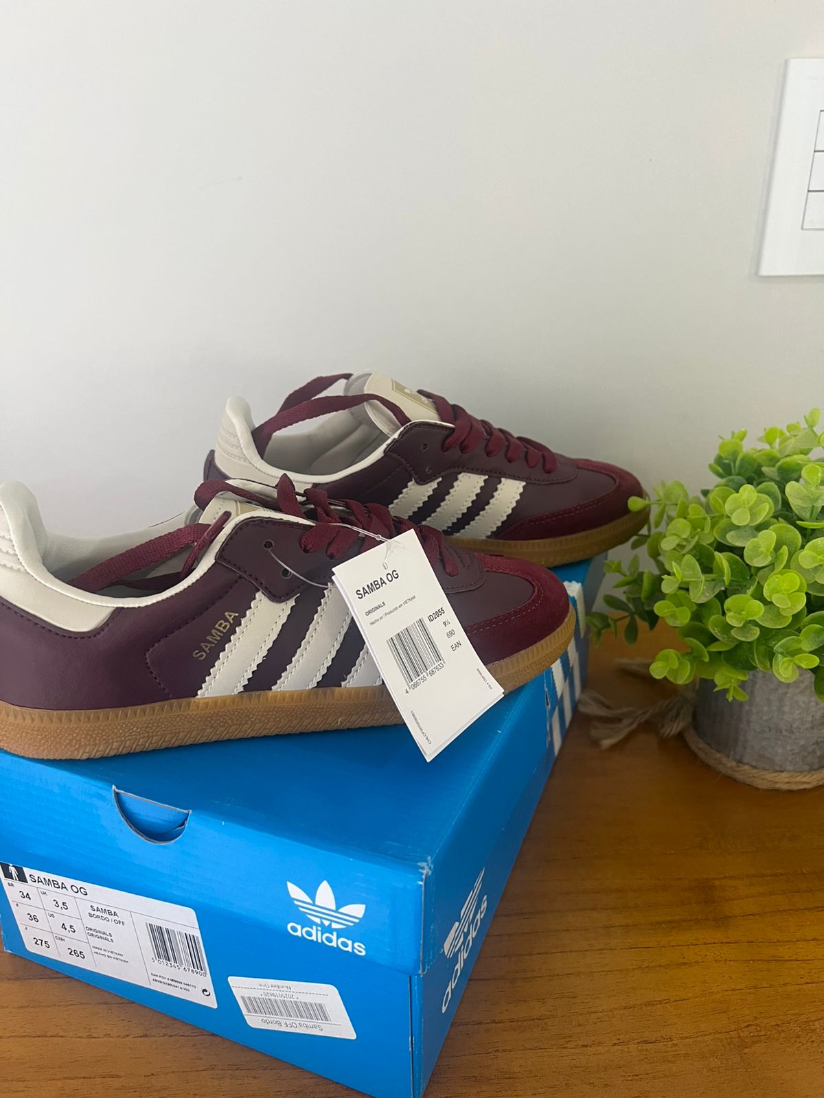 Adidas Samba Bordo