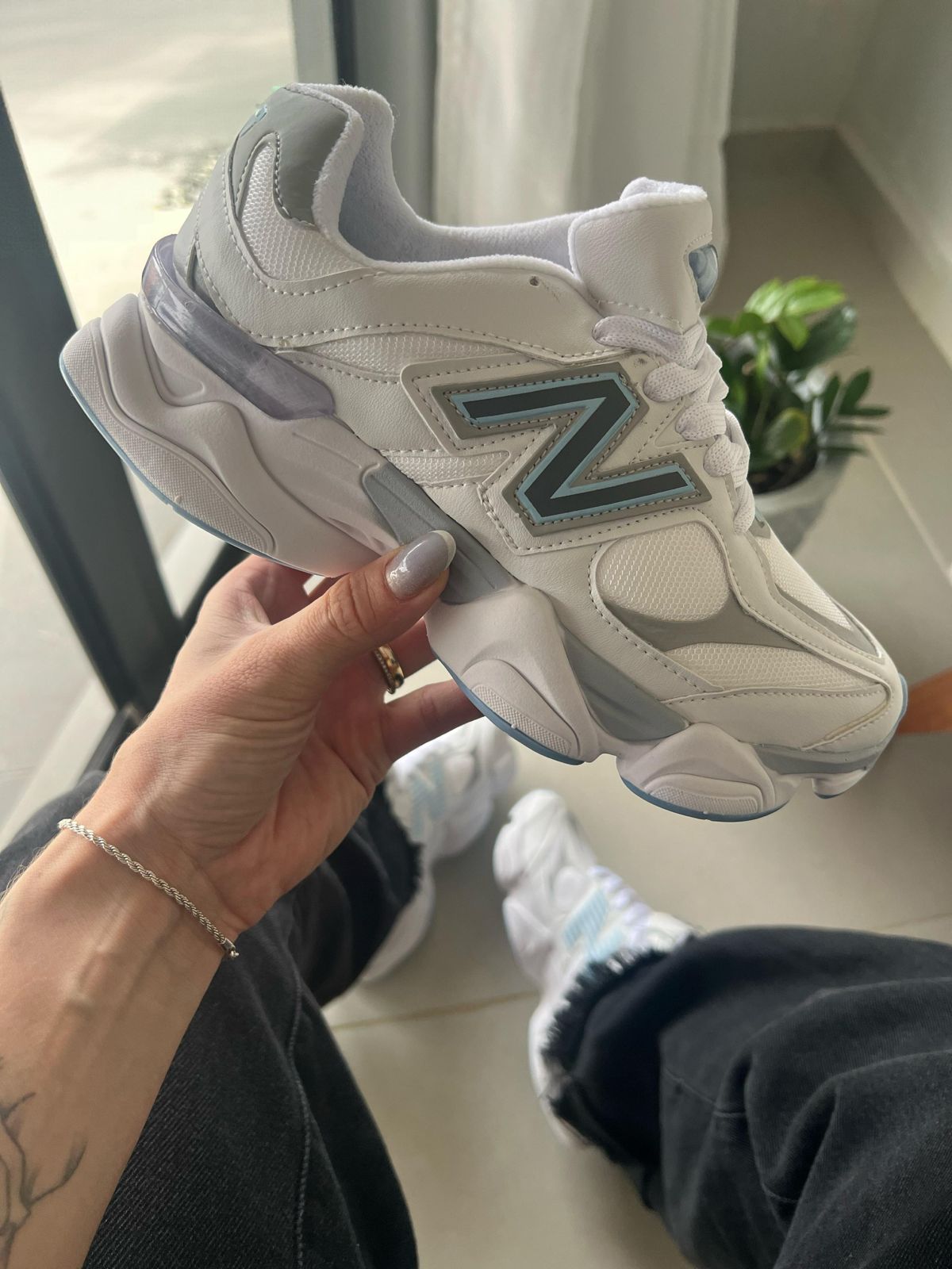 New Balance Branco e Azul